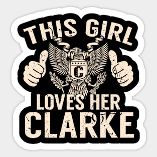 CLARKE Sticker